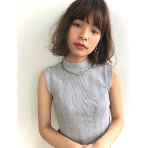 アンニュイボブ　ショコラアッシュ