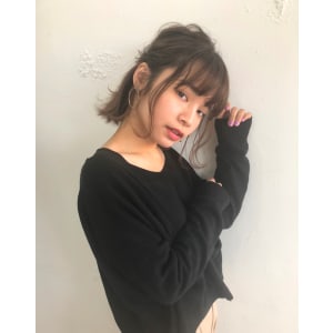 こなれハーフアップ　簡単アレンジ