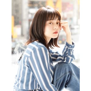 切りっぱなしボブx暗髪