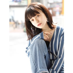 切りっぱなしボブx暗髪