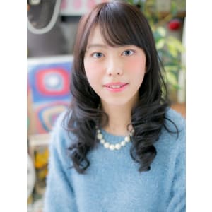 黒髪風◎清楚なハンサムセミディ