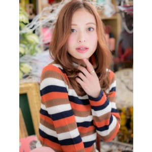 センターパートxくせ毛風ウェーブセミディ - COVER HAIR bliss 大宮西口店【カバー ヘア ブリス】【カバー ヘア ブリス オオミヤニシグチテン】掲載中