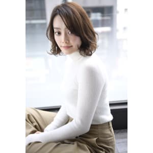 大人かわいいゆるボブ