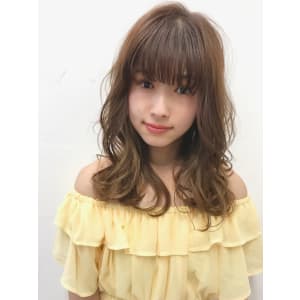 シースルーバングアディクシーベージュ 透明感カラー☆宮下