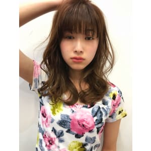 ヌーディーベージュ大人可愛い愛されヘアアディクシー☆宮下