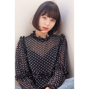ツヤと透明感♪ワンカールボブ