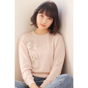 大人の透明感ボブ ツヤ髪
