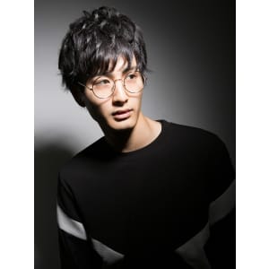 ハイセンスお洒落メンズ必見★黒髪クラウドマッシュショート