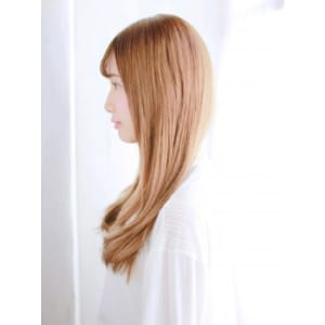 抜け感リラックスストレート