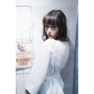 【miel hair 新宿】ミディボブは束感と透明感を狙う☆