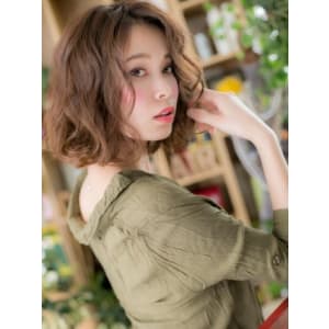 重軽☆ふわふわくせ毛風大人ボブ