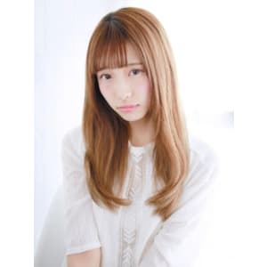 抜け感リラックスストレート