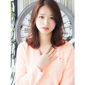【ヘアジュレドゥ 花井】 Natural 可愛い女子セミディ