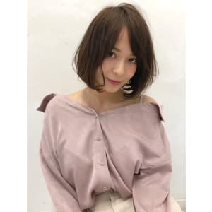 大人愛されワンカール小顔ボブ