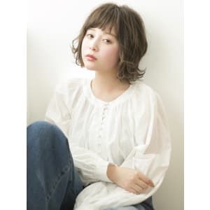 耳掛けニュアンスボブ