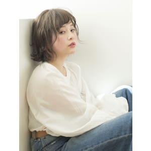 耳掛けニュアンスボブ