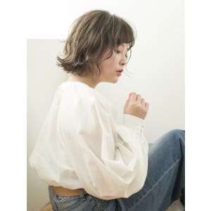 耳掛けニュアンスボブ