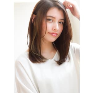 梅雨対策大人可愛いナチュラルストレート