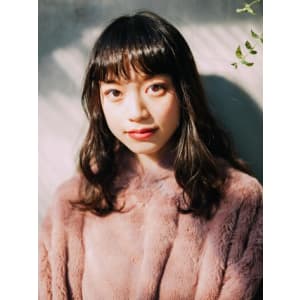 眉上バングゆるふわウェーブ