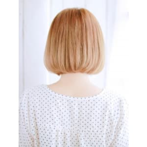 大人可愛いナチュラルボブスタイル