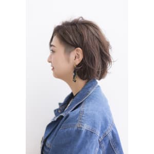 ニュアンス可愛いショートボブ