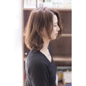 重ため前上りボブ