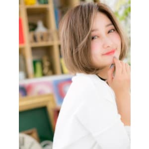 グラデーションカラーで外国人風♪大人ボブ