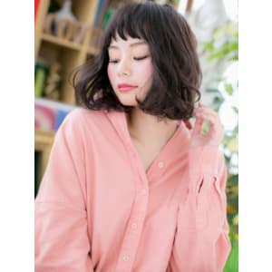 くせ毛風カール♪Aラインラブボブ