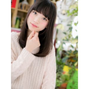 間違いナシ！黒髪・小顔・ストレート