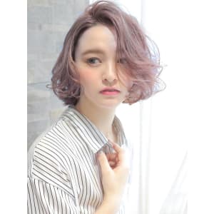 かきあげ外人風ボブ