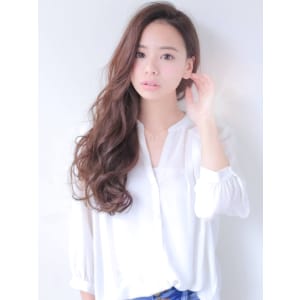 大人グレージュ×デジタルパーマ