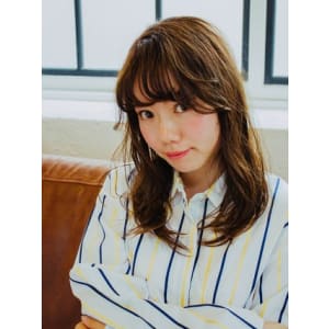 ふんわり大人可愛いゆるウェーブ