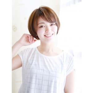 大人可愛いスッキリマッシュボブ