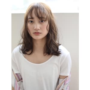 透明感ウェーブ