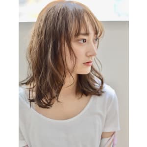 透明感ウェーブ