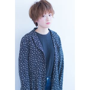 ショートバングゆるふわ感あるショートボブ AKI-320