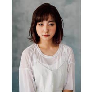 ちょい甘切りっぱなしボブ