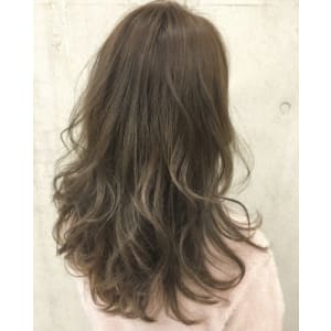 ブルーアッシュ セミロング☆