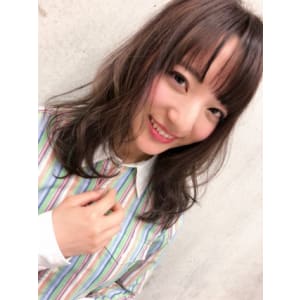 ふわっとミディアムアマランスカラー☆