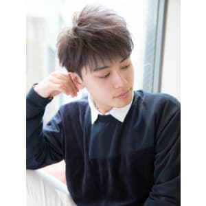#ボリュームアップ#マッシュウルフ#メンズカット#モカブラウ