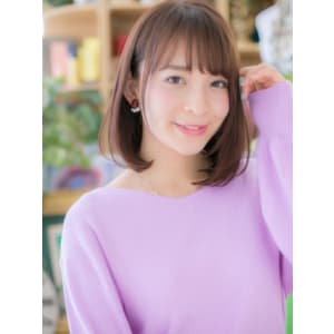 清楚な♪前下がり小顔ストレート