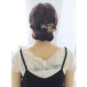 【bouquet】大人可愛い☆ふんわりギブソンタックアレンジ