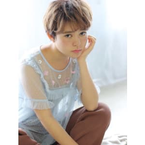【ひし形シルエット】大人小顔ショートヘア