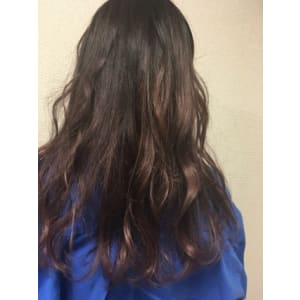 ハイライトグラデーションピンク