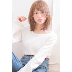 緩やかワンカールストレートスタイル　 AKI-325