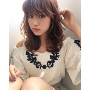小顔レイヤーゆるふわミディ