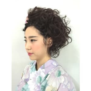 しっかりカールのスジ系アップ☆ - felicita hair-design 緑地公園店【フェリシータ】掲載中