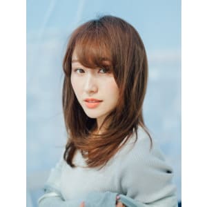 内巻きナチュラルロング