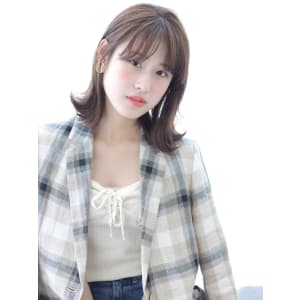 [lagoon長浜里香]大人外ハネオシャレミディ