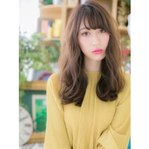 外国人風☆こなれ女子アシンメトリーロング
